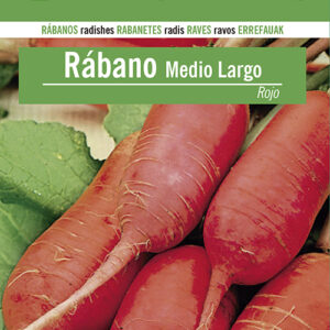 RABANO Medio Largo Rojo